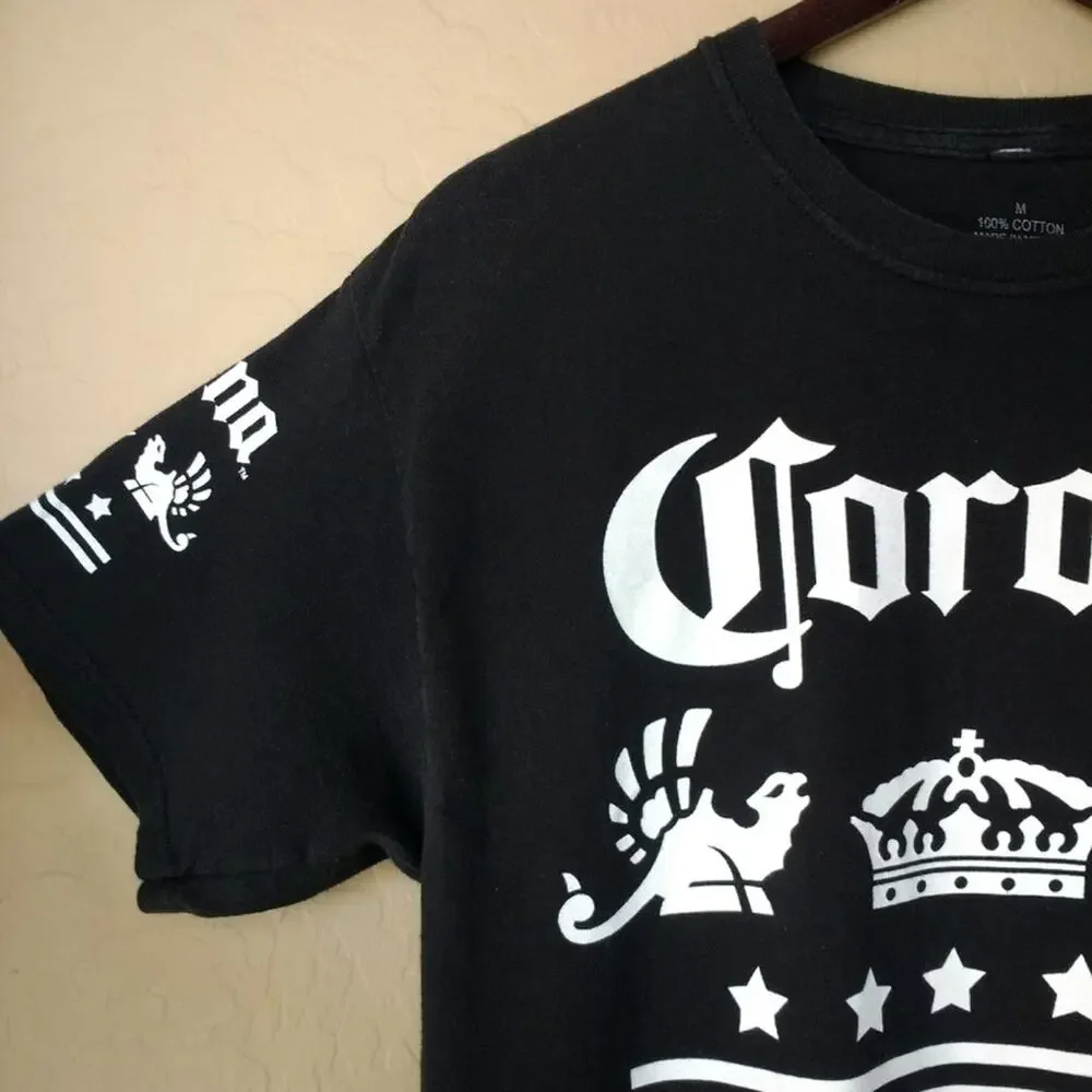 Corona Short Sleeve Black Graphic Tee - Picture 3 of 8